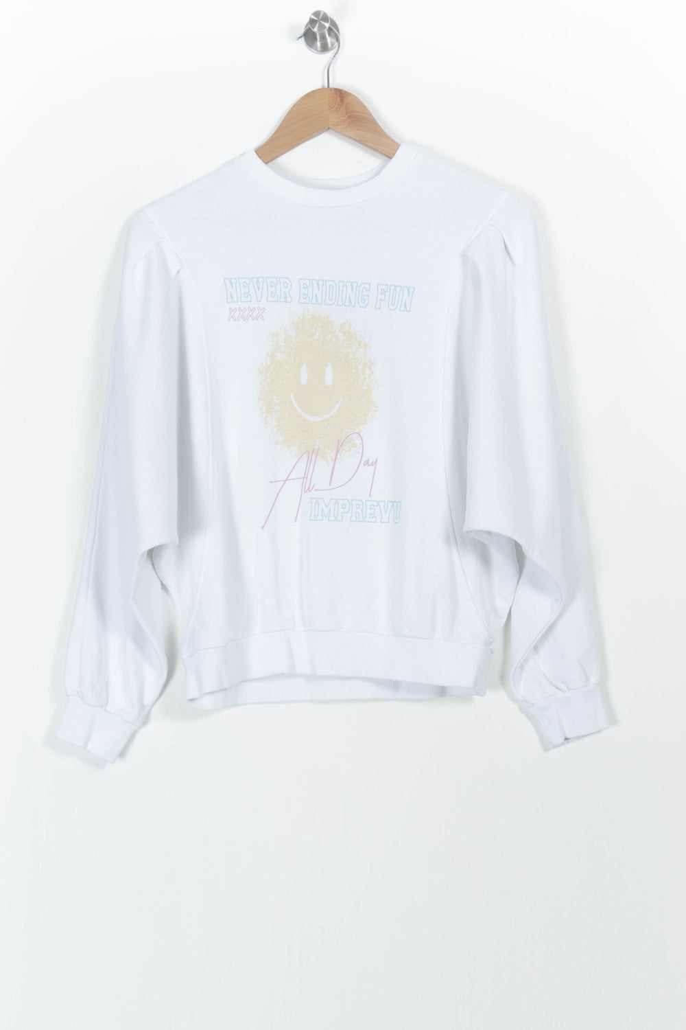 Sweat-shirt Blanc - Taille S/36 de la marque Imprevu | PARAD33445 - Vendu par Paradigme - Image 2