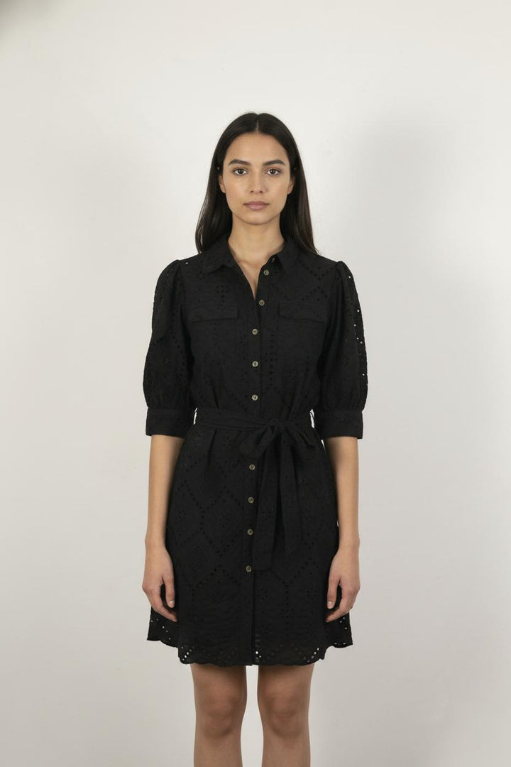 Robe Chemise Noire - Taille L/40