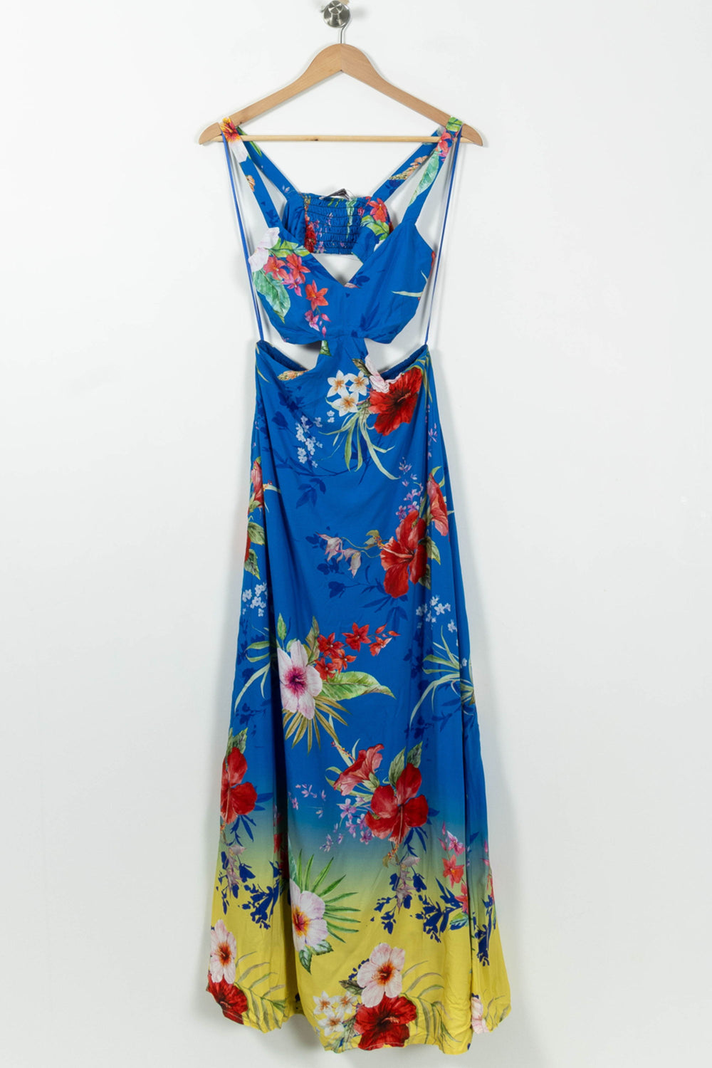 Robe Longue Bleue et Jaune - Taille XS/34 de la marque Imprevu | PARAD33463 - Vendu par Paradigme - Image 2