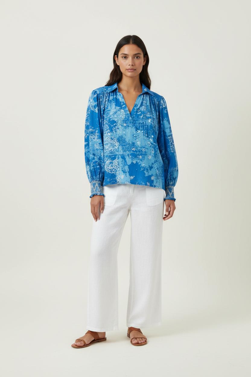 Blouse Bleue - Taille S/36 de la marque Imprevu | PARAD33466 - Vendu par Paradigme - Image 1