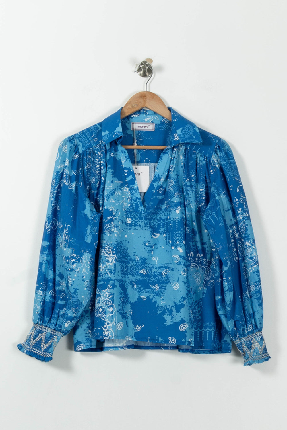 Blouse Bleue - Taille S/36 de la marque Imprevu | PARAD33466 - Vendu par Paradigme - Image 2
