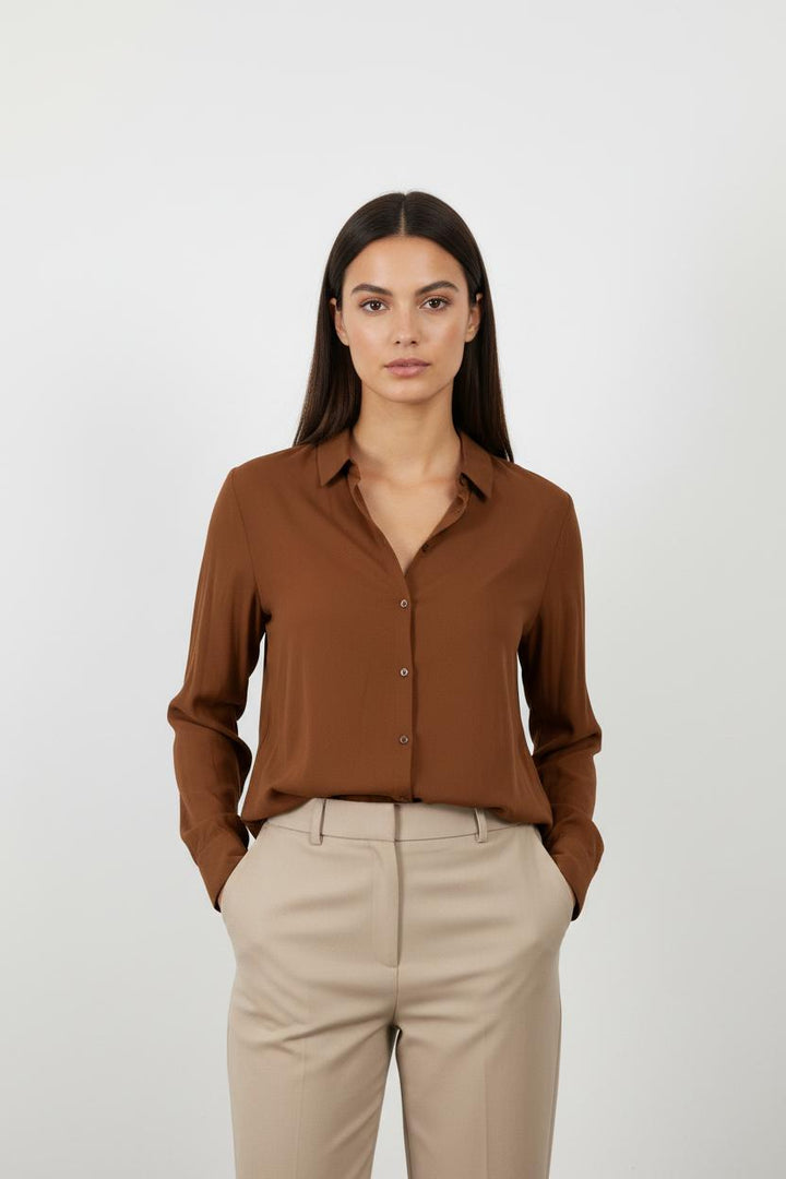 Chemise marron - Taille S/36