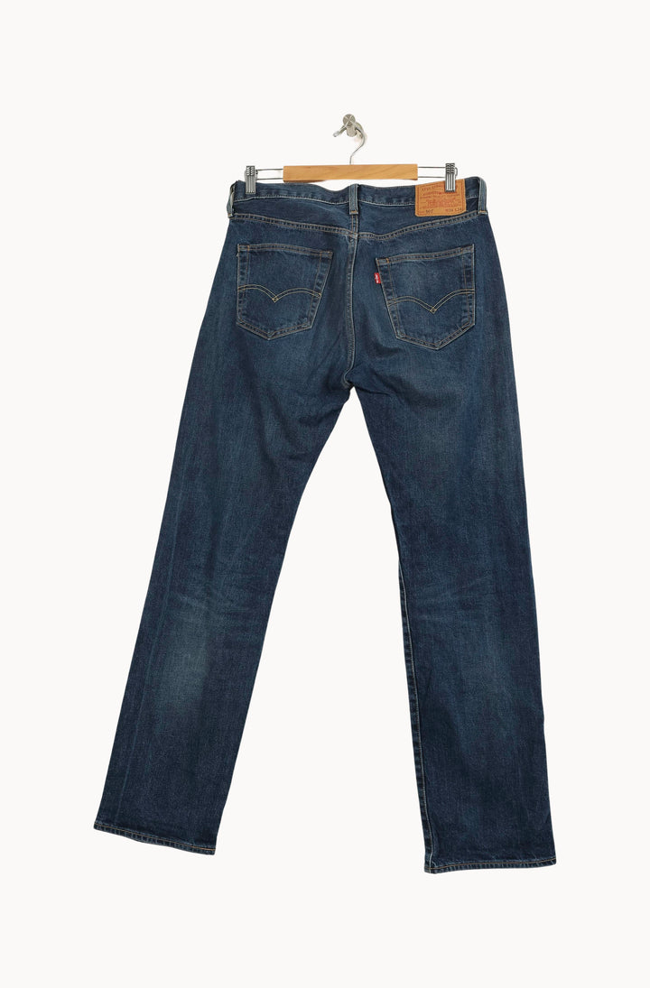 Jean Droit Bleu - Taille XXL/44 de la marque Levi's | PARAD33499 - Vendu par Paradigme - Image 4