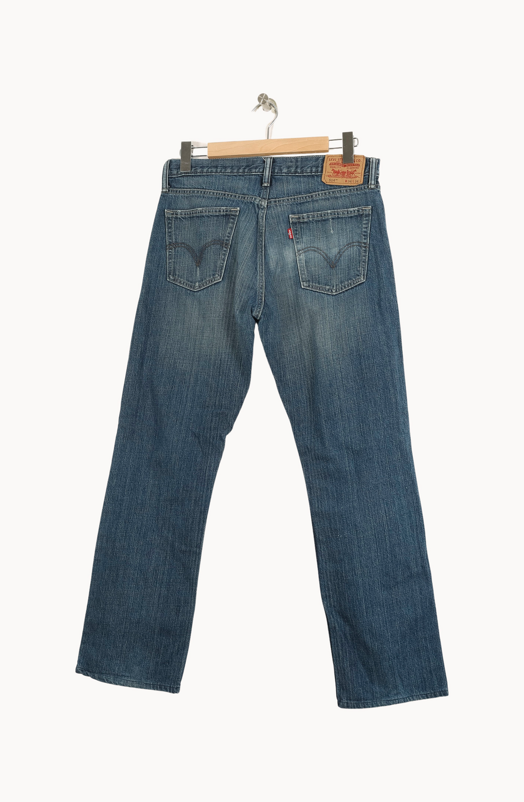 Jean Droit Bleu - Taille XXL/44 de la marque Levi's | PARAD33512 - Vendu par Paradigme - Image 4