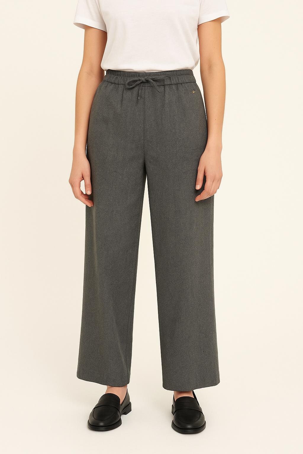 Pantalon Large Gris - Taille M/38 de la marque Sandro | PARAD33513 - Vendu par Paradigme - Image 1