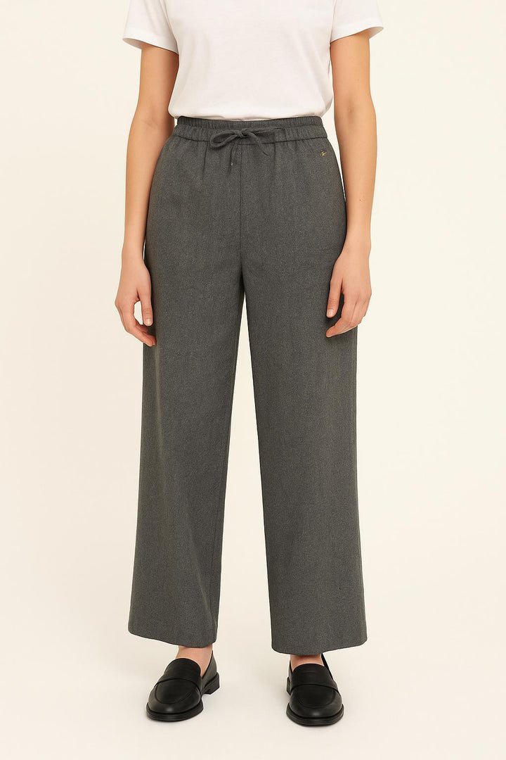 Pantalon Large Gris - Taille M/38 de la marque Sandro | PARAD33513 - Vendu par Paradigme - Image 1