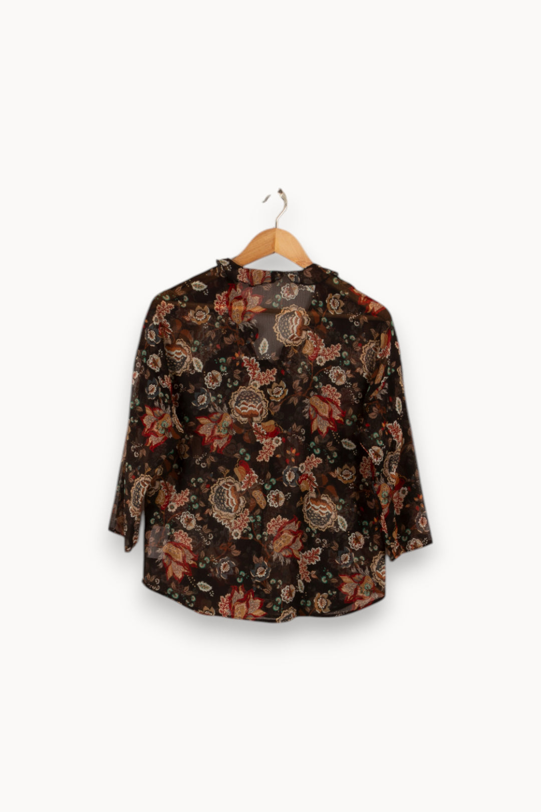 Chemise noire à motifs - Taille M/38 de la marque One Step | PARAD33519 - Vendu par Paradigme - Image 3