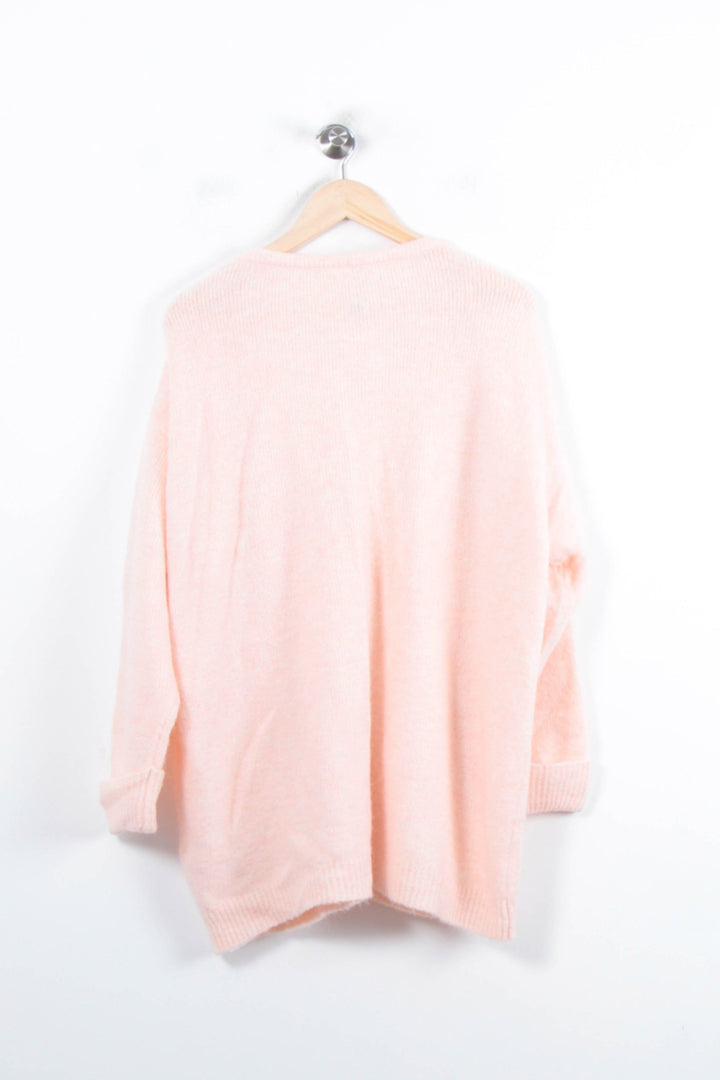 Cardigan Rose - Taille L/40 de la marque American Vintage | PARAD33529 - Vendu par Paradigme - Image 4