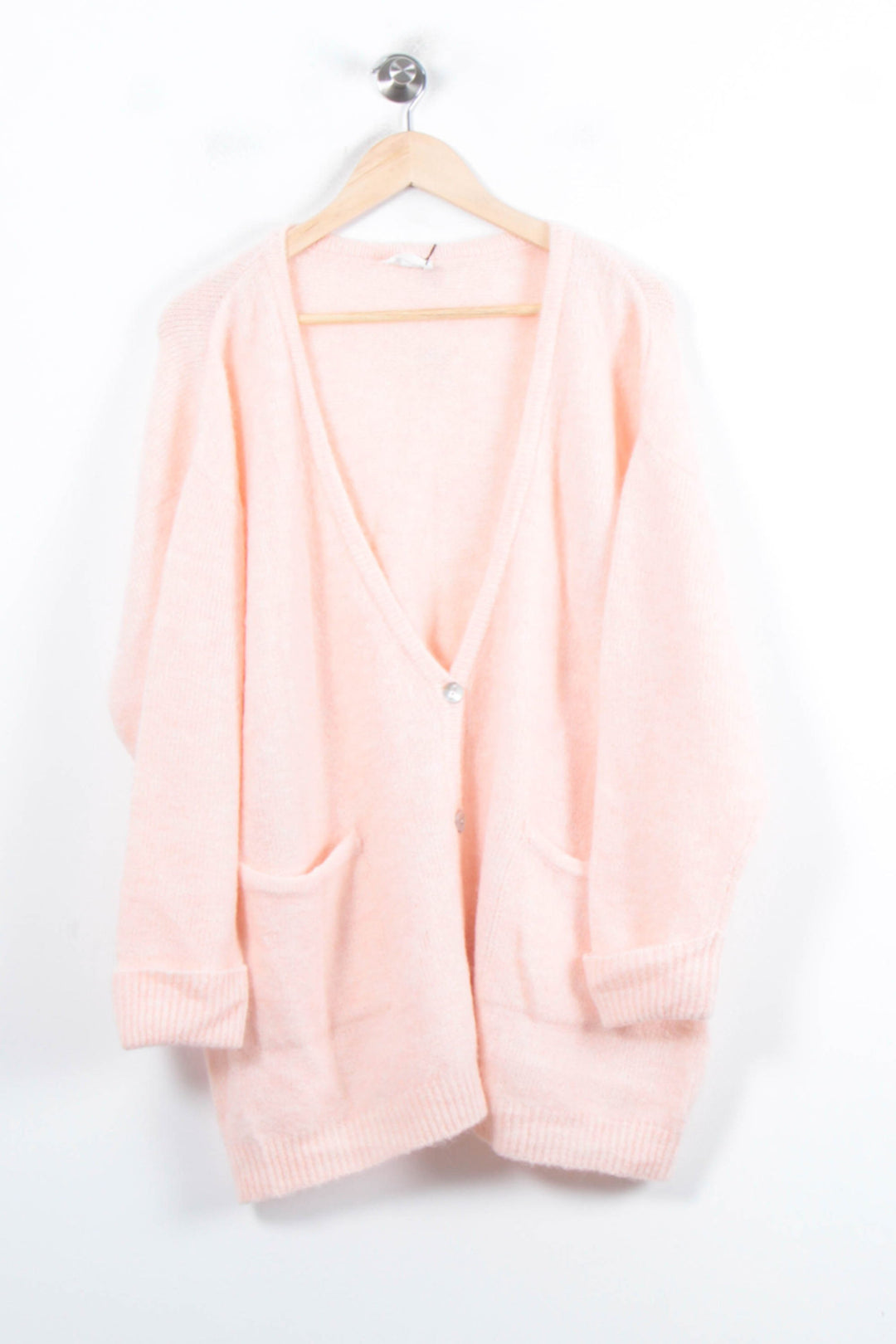 Cardigan Rose - Taille L/40 de la marque American Vintage | PARAD33529 - Vendu par Paradigme - Image 2