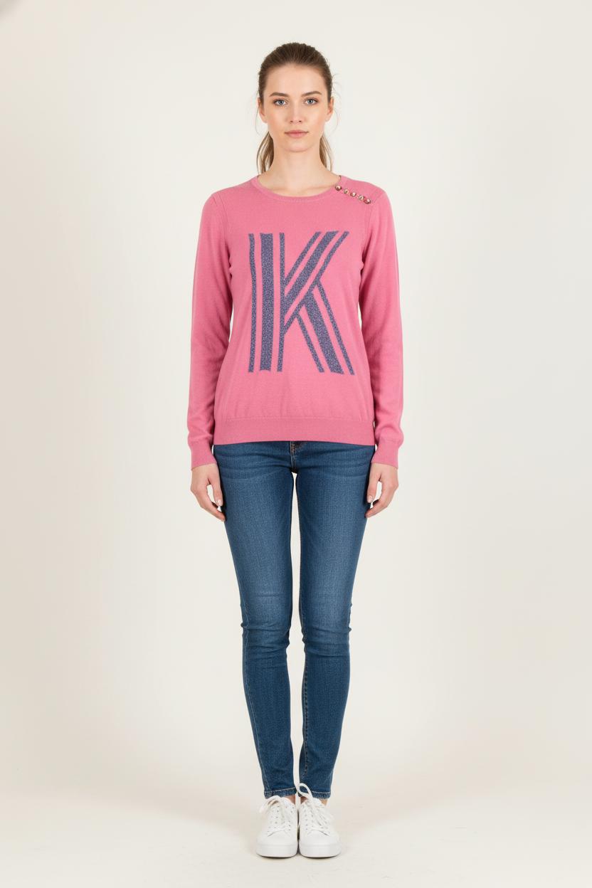 Pull Rose - Taille S/36 de la marque Karl Marc John | PARAD33535 - Vendu par Paradigme - Image 1