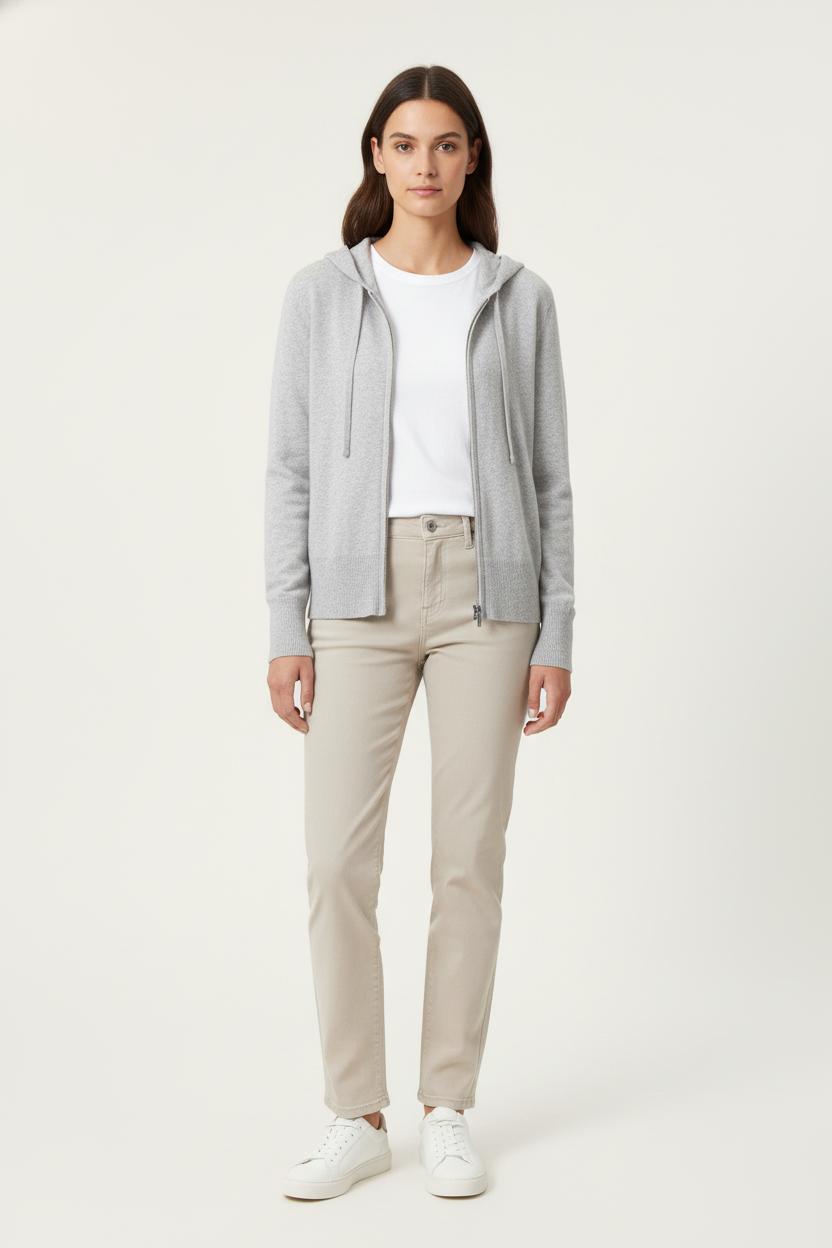 Gilet Gris - Taille L/40 de la marque Absolut Cashmere | PARAD33543 - Vendu par Paradigme - Image 1