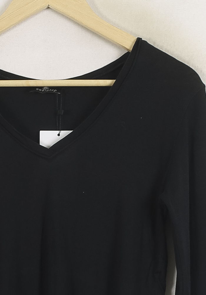T-shirt Manches Longues Noir - Taille M/38 de la marque One Step | PARAD33556 - Vendu par Paradigme - Image 3