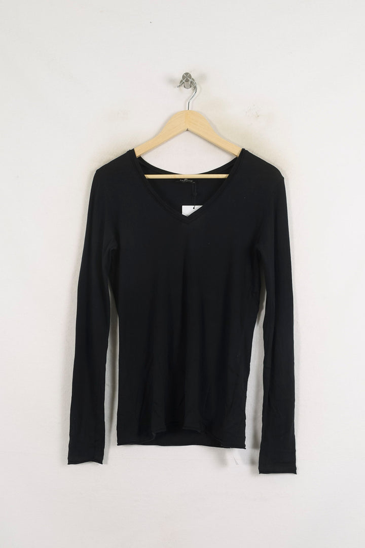 T-shirt Manches Longues Noir - Taille M/38 de la marque One Step | PARAD33556 - Vendu par Paradigme - Image 2