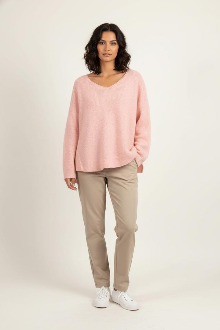 Pull Rose - Taille L/40 de la marque American Vintage | PARAD33564 - Vendu par Paradigme - Image 1