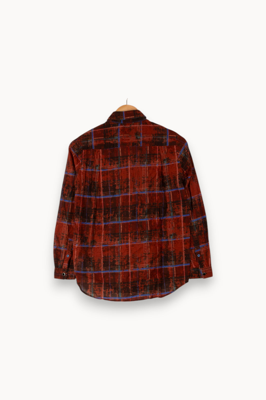 Chemise bordeaux à carreaux - Taille XS/34 de la marque The Kooples | PARAD33566 - Vendu par Paradigme - Image 3