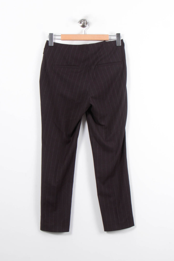 Pantalon Noir à Rayures - Taille S/36 de la marque ba&sh | PARAD33570 - Vendu par Paradigme - Image 4