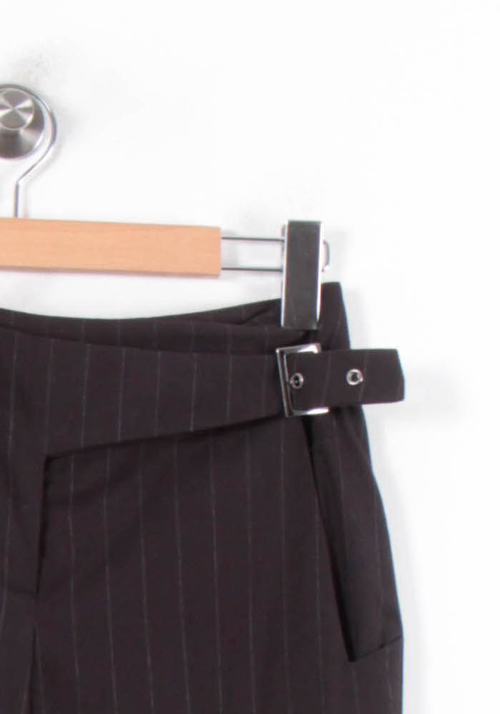 Pantalon Noir à Rayures - Taille S/36 de la marque ba&sh | PARAD33570 - Vendu par Paradigme - Image 3