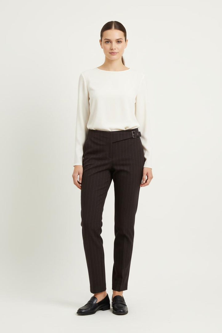 Pantalon Noir à Rayures - Taille S/36 de la marque ba&sh | PARAD33570 - Vendu par Paradigme - Image 1