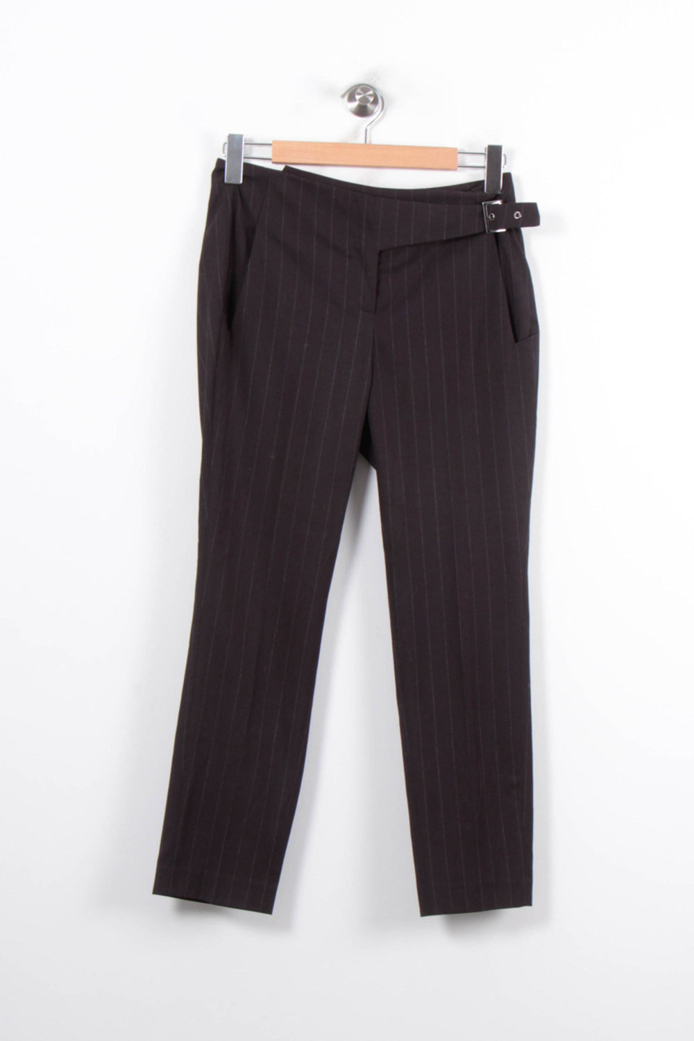 Pantalon Noir à Rayures - Taille S/36 de la marque ba&sh | PARAD33570 - Vendu par Paradigme - Image 2