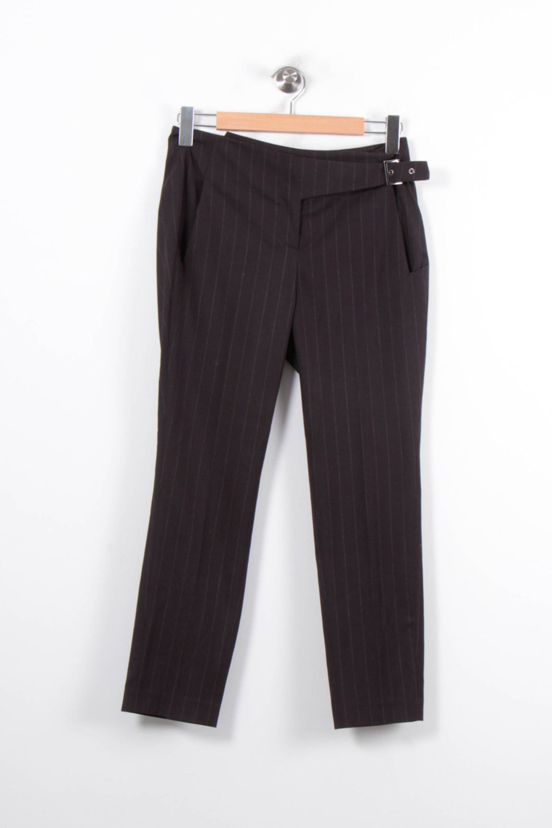 Pantalon Noir à Rayures - Taille S/36 de la marque ba&sh | PARAD33570 - Vendu par Paradigme - Image 2