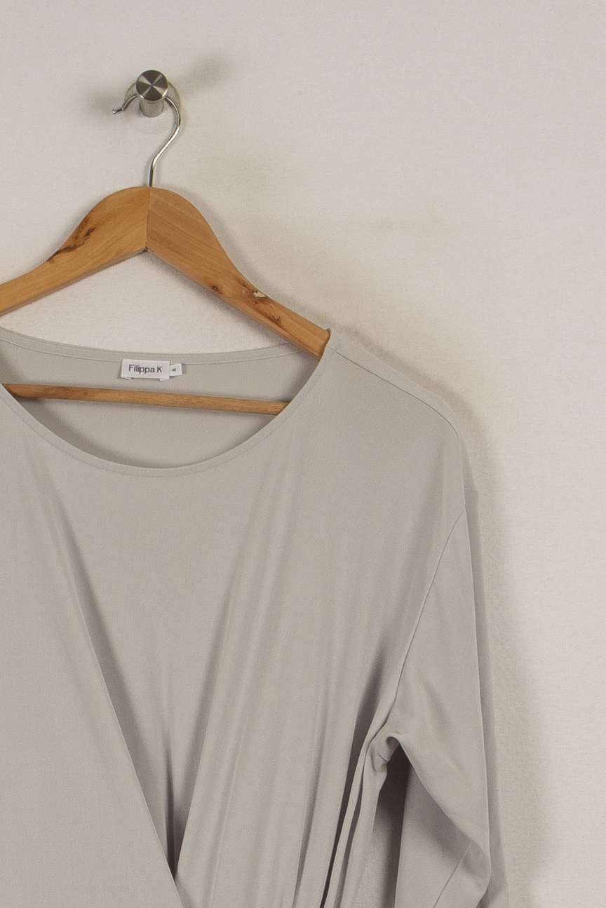 Robe grise claire - Taille XS/34 de la marque Filippa K | PARAD33579 - Vendu par Paradigme - Image 2