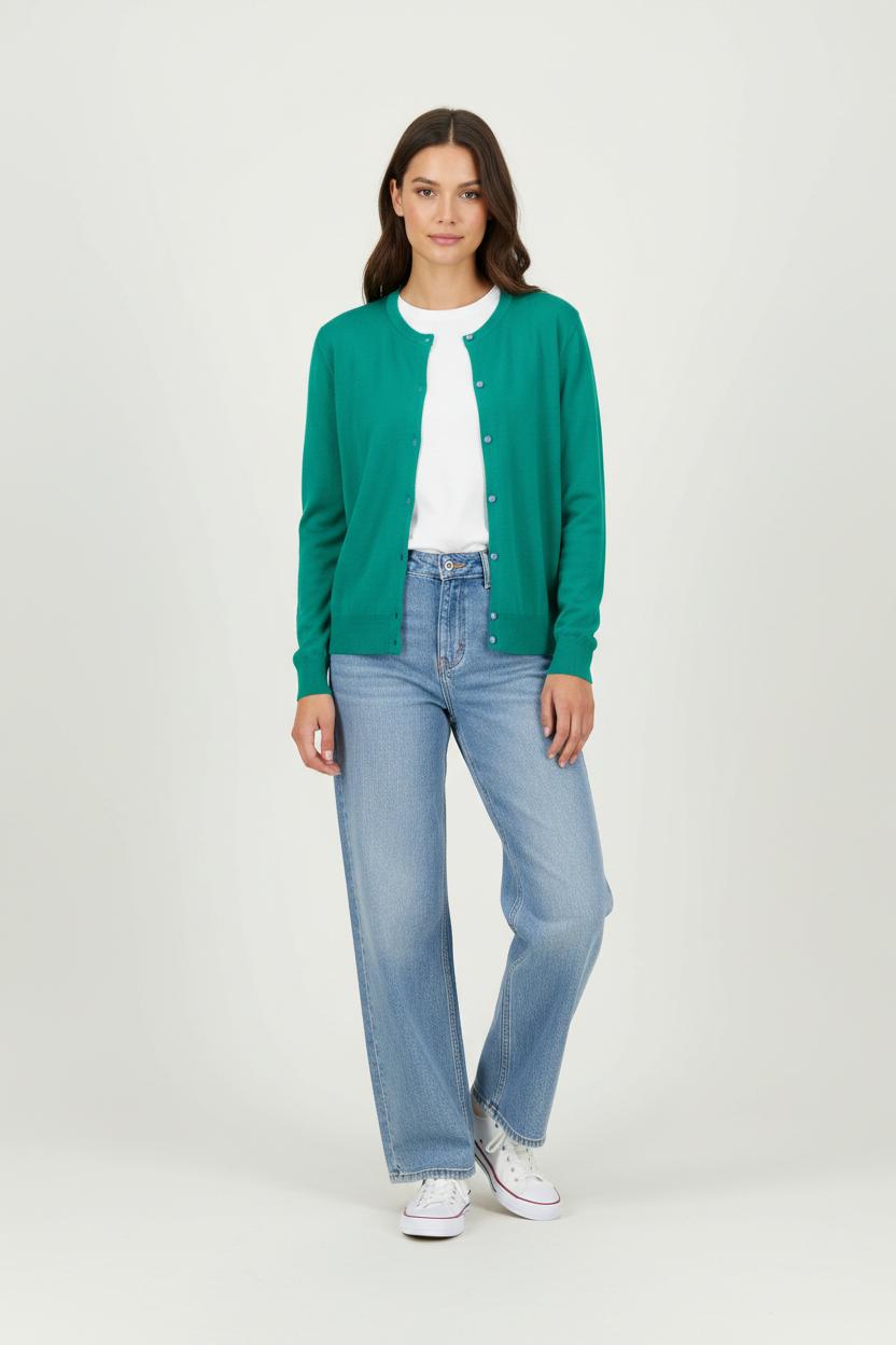 Cardigan Vert - Taille M/38 de la marque Galeries Lafayette | PARAD33588 - Vendu par Paradigme - Image 1