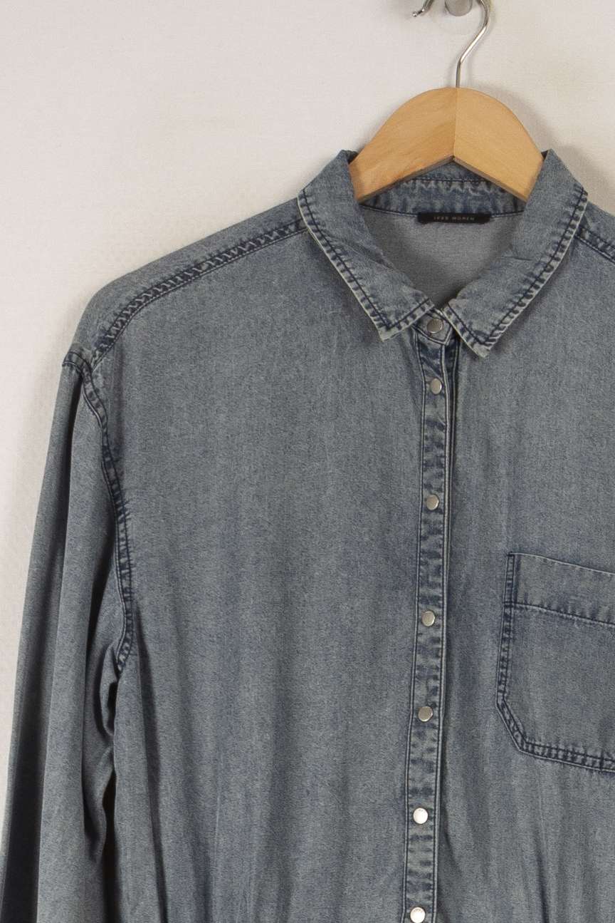 Robe bleue effet jean - Taille M/38 de la marque IKKS | PARAD33597 - Vendu par Paradigme - Image 2