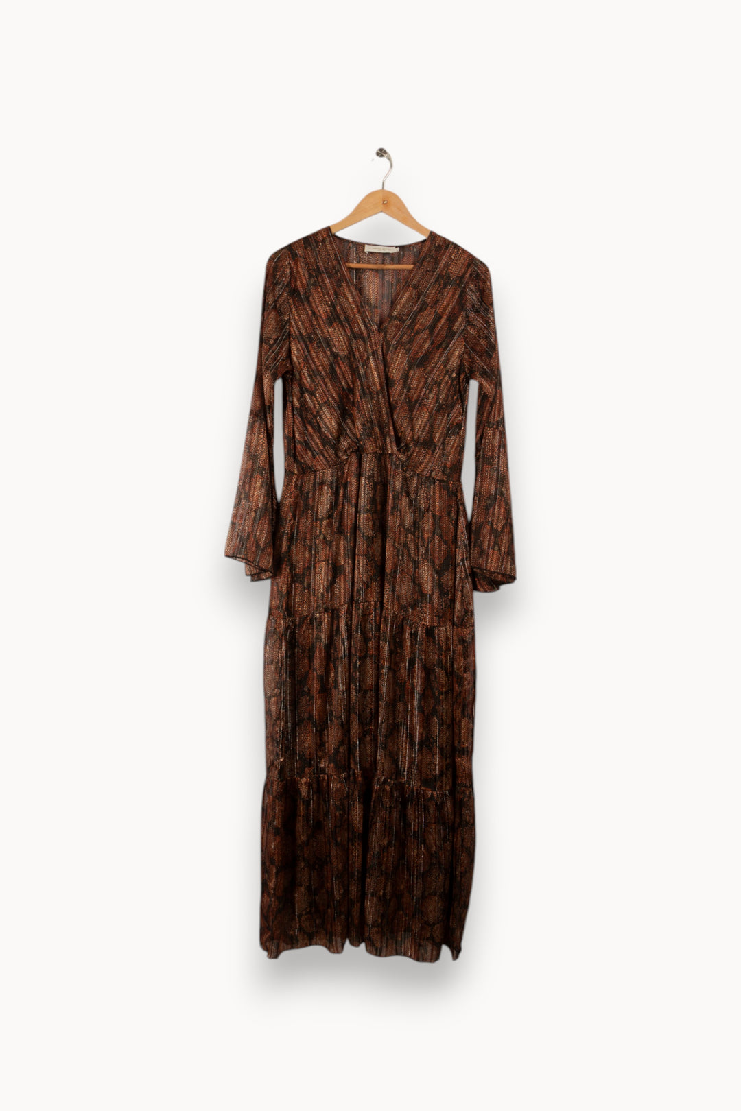 Robe longue marron - Taille S/36 de la marque La Petite Etoile | PARAD33599 - Vendu par Paradigme - Image 3