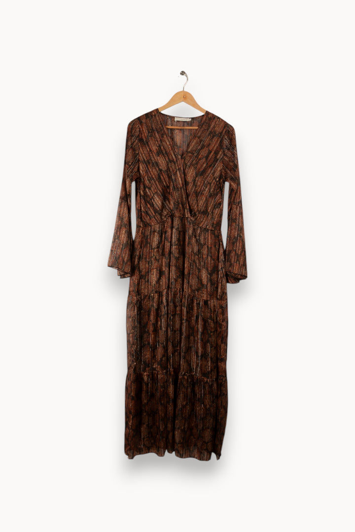 Robe longue marron - Taille S/36 de la marque La Petite Etoile | PARAD33599 - Vendu par Paradigme - Image 3
