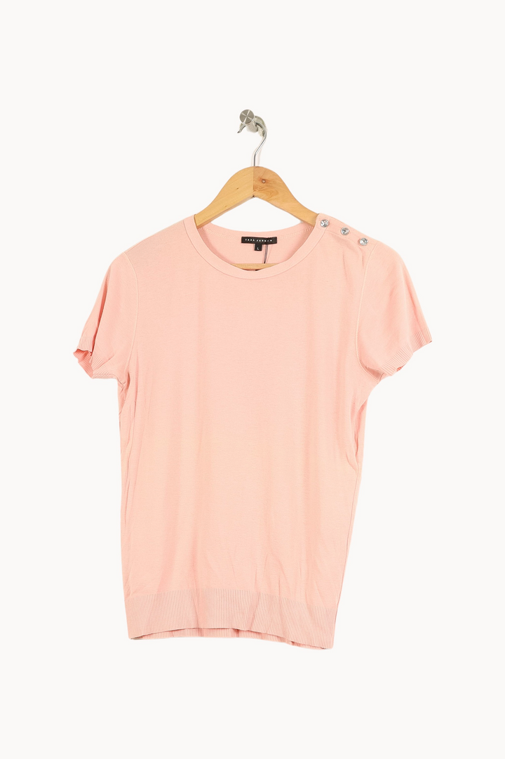 Pull Rose - Taille L/40 de la marque Tara Jarmon | PARAD33606 - Vendu par Paradigme - Image 2