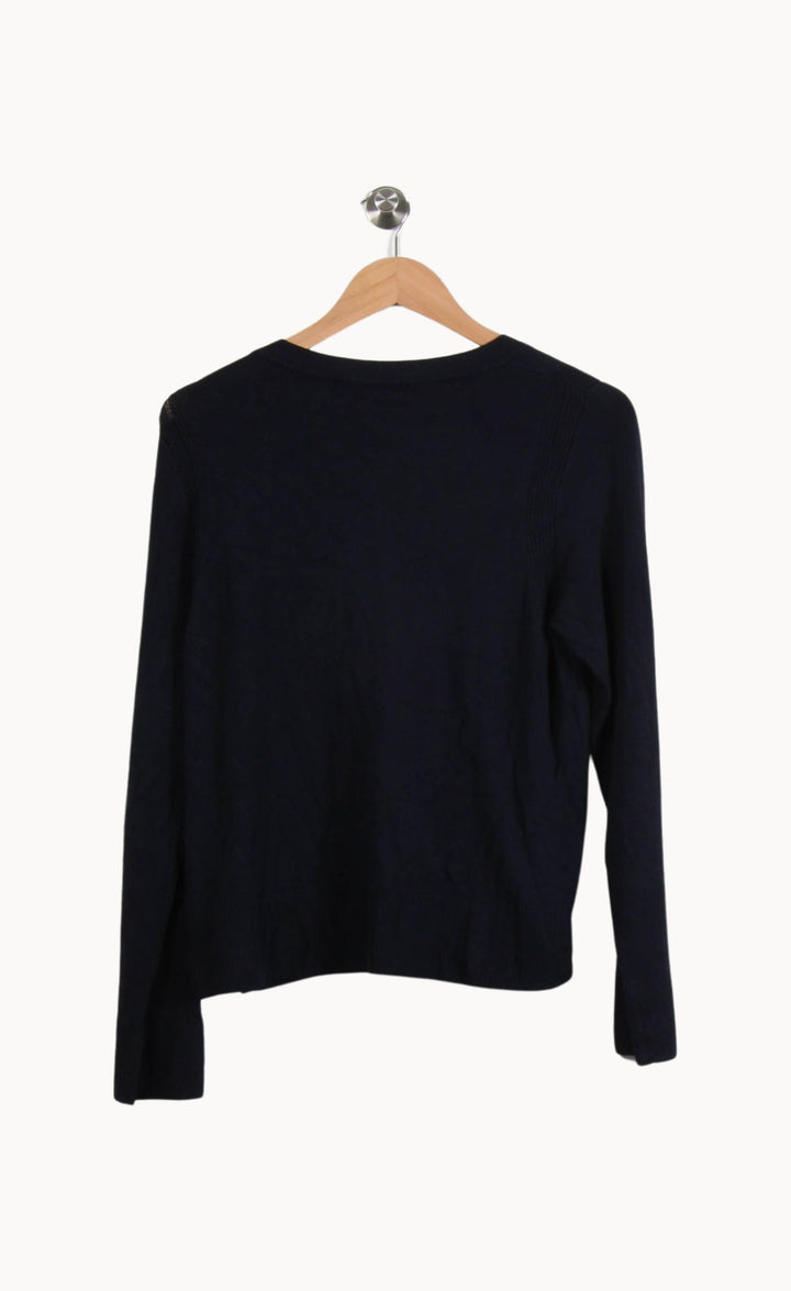 Pull Bleu - Taille M/38 de la marque La Fée Maraboutée | PARAD33613 - Vendu par Paradigme - Image 4