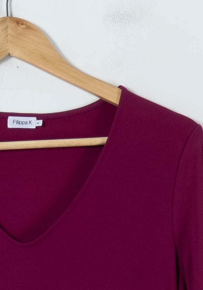 Robe Ceinturée Violette - Taille XS/34 de la marque Filippa K | PARAD33614 - Vendu par Paradigme - Image 3
