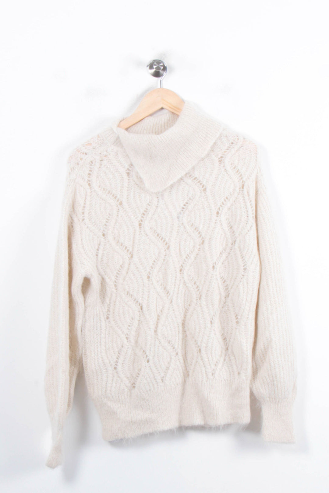 Pull Col Roulé Beige - Taille S/36 de la marque Caroll | PARAD33615 - Vendu par Paradigme - Image 4
