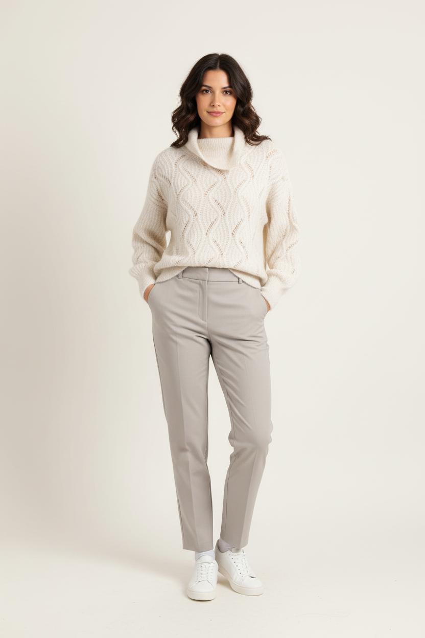 Pull Col Roulé Beige - Taille S/36 de la marque Caroll | PARAD33615 - Vendu par Paradigme - Image 1