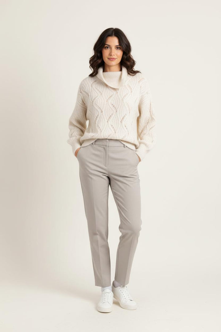 Pull Col Roulé Beige - Taille S/36 de la marque Caroll | PARAD33615 - Vendu par Paradigme - Image 1