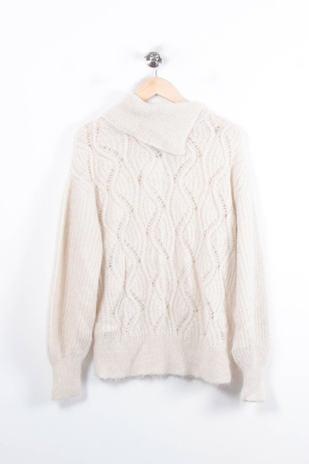 Pull Col Roulé Beige - Taille S/36 de la marque Caroll | PARAD33615 - Vendu par Paradigme - Image 2