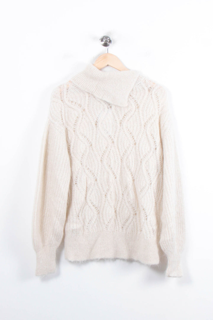 Pull Col Roulé Beige - Taille S/36 de la marque Caroll | PARAD33615 - Vendu par Paradigme - Image 2