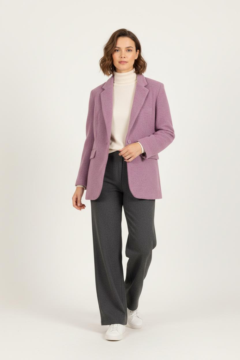 Manteau Violet - Taille XL/42 de la marque Parisienne et Alors | PARAD33619 - Vendu par Paradigme - Image 1