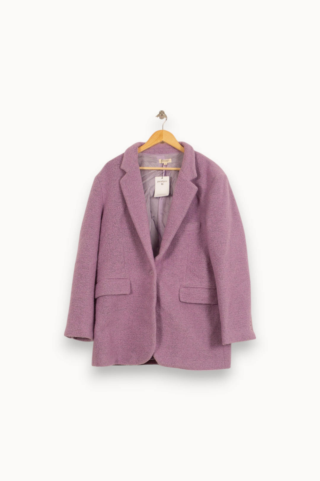 Manteau Violet - Taille XL/42 de la marque Parisienne et Alors | PARAD33619 - Vendu par Paradigme - Image 2