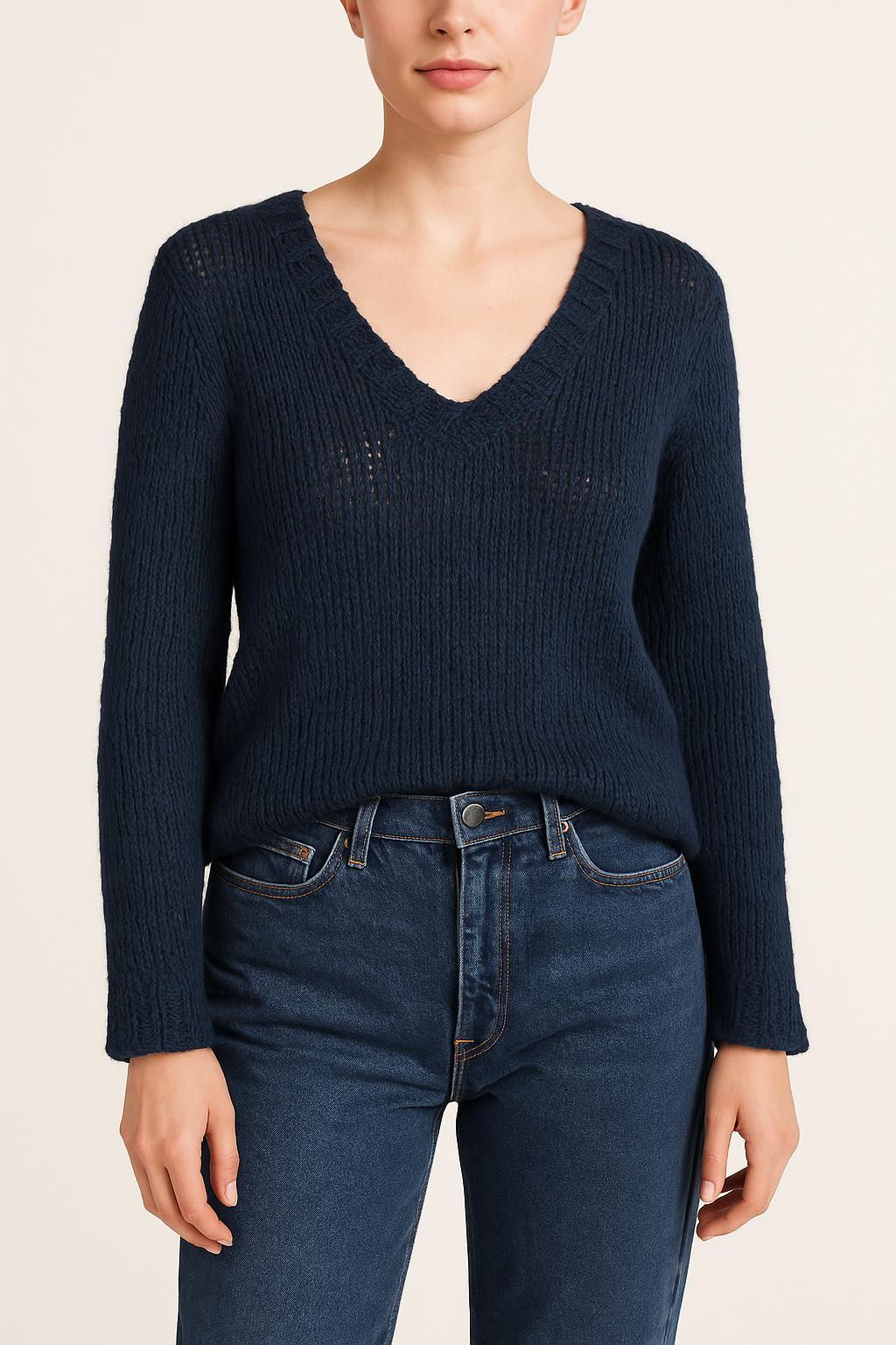 Pull Bleu - Taille M/38 de la marque Sud express | PARAD33625 - Vendu par Paradigme - Image 1