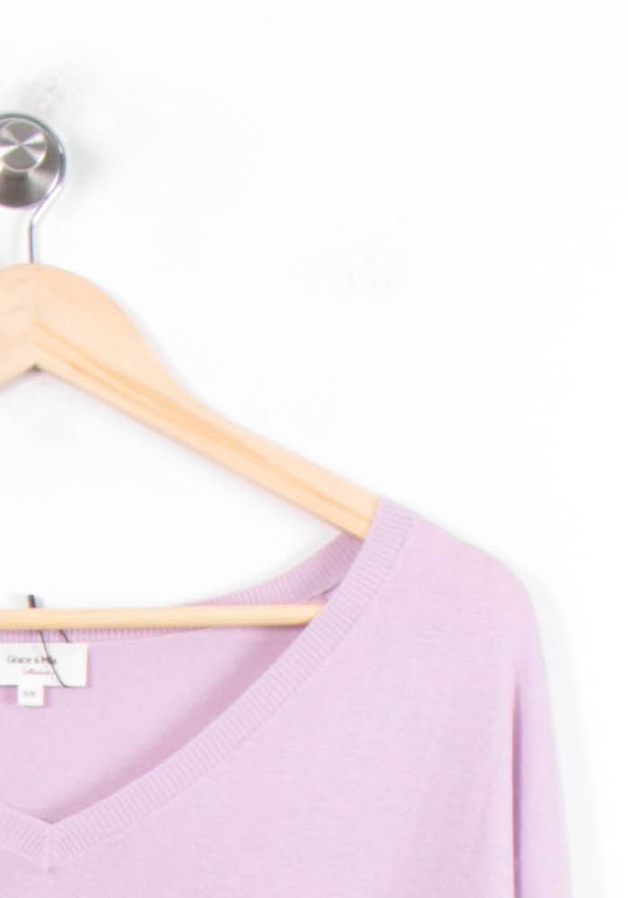 Pull Violet - Taille M/38 de la marque Grace & Mila | PARAD33641 - Vendu par Paradigme - Image 3