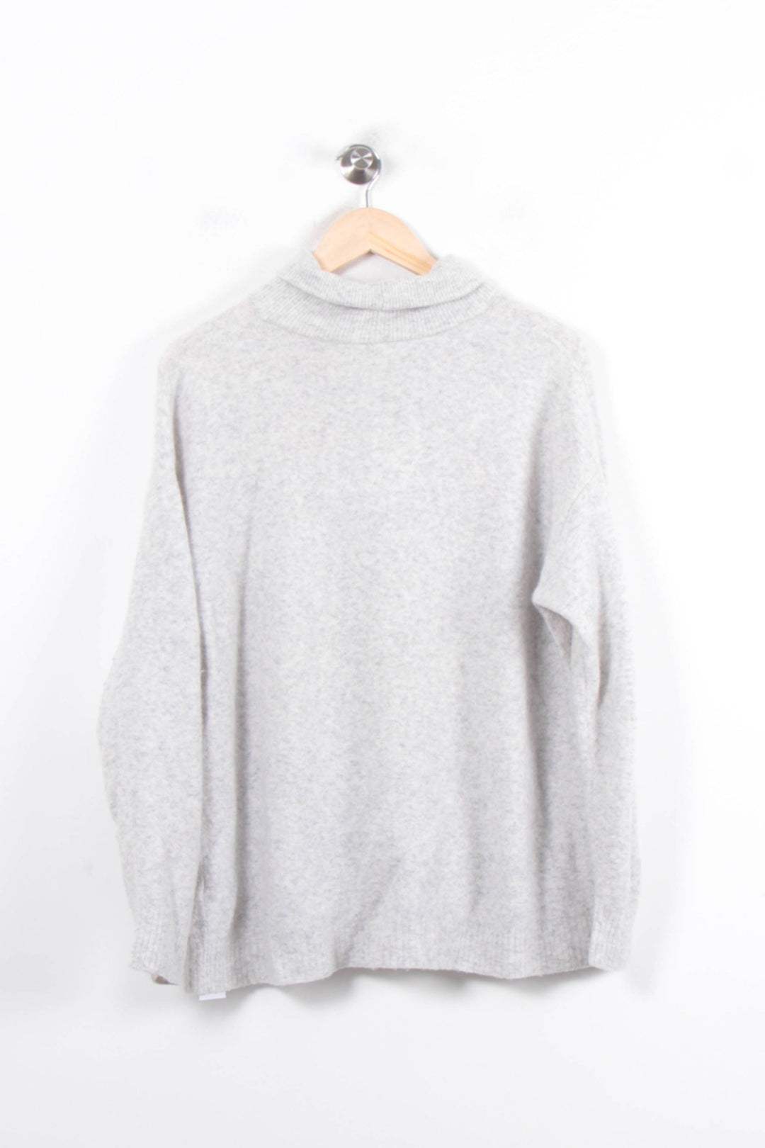 Pull Col Cheminée Gris - Taille L/40 de la marque American Vintage | PARAD33654 - Vendu par Paradigme - Image 4