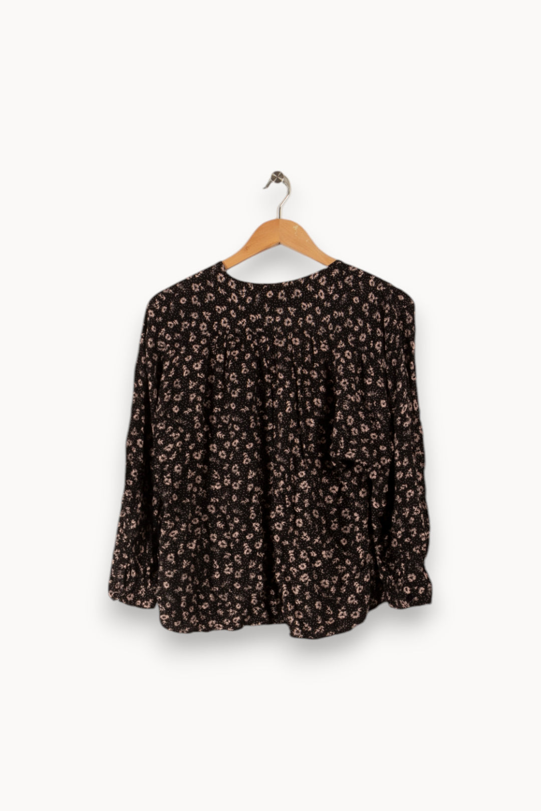 Blouse noire à motifs - Taille S/36 de la marque Des petits hauts | PARAD33680 - Vendu par Paradigme - Image 3