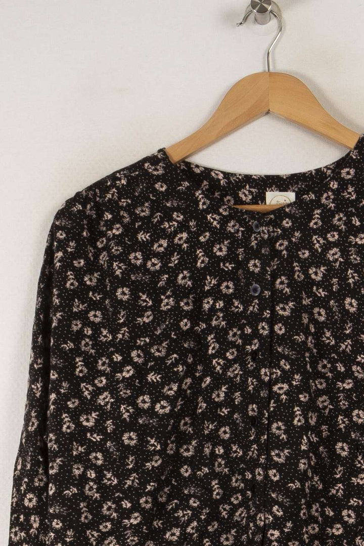 Blouse noire à motifs - Taille S/36 de la marque Des petits hauts | PARAD33680 - Vendu par Paradigme - Image 2