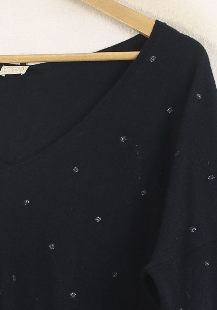 Pull Bleu - Taille XL/42 de la marque Des petits hauts | PARAD33684 - Vendu par Paradigme - Image 3