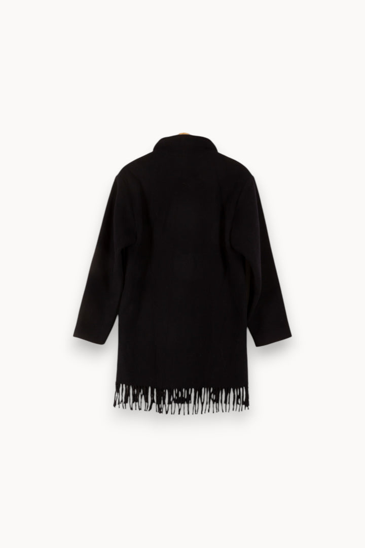 Manteau Noir - Taille L/40 de la marque Claudie Pierlot | PARAD33685 - Vendu par Paradigme - Image 4