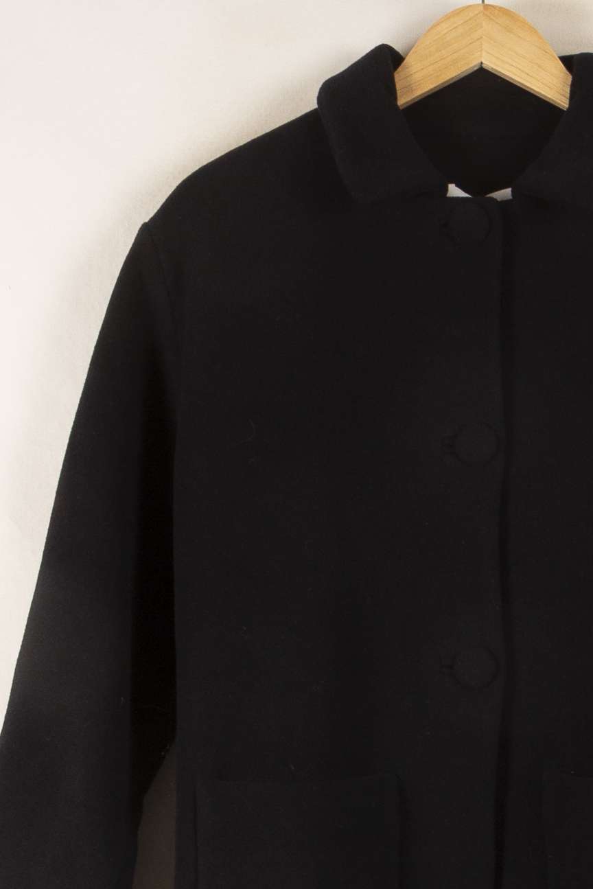 Manteau Noir - Taille L/40 de la marque Claudie Pierlot | PARAD33685 - Vendu par Paradigme - Image 3