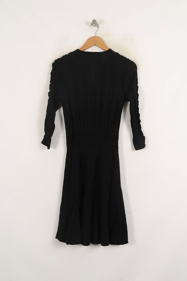 Robe Midi Noire - Taille M/38 de la marque The Kooples | PARAD33686 - Vendu par Paradigme - Image 4