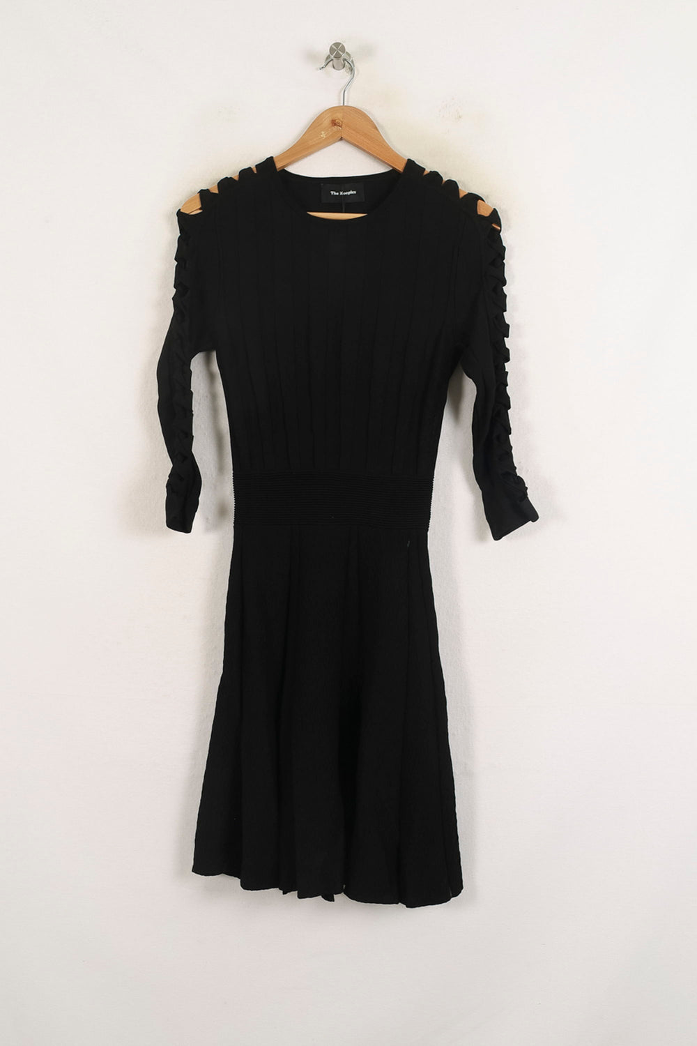 Robe Midi Noire - Taille M/38 de la marque The Kooples | PARAD33686 - Vendu par Paradigme - Image 2