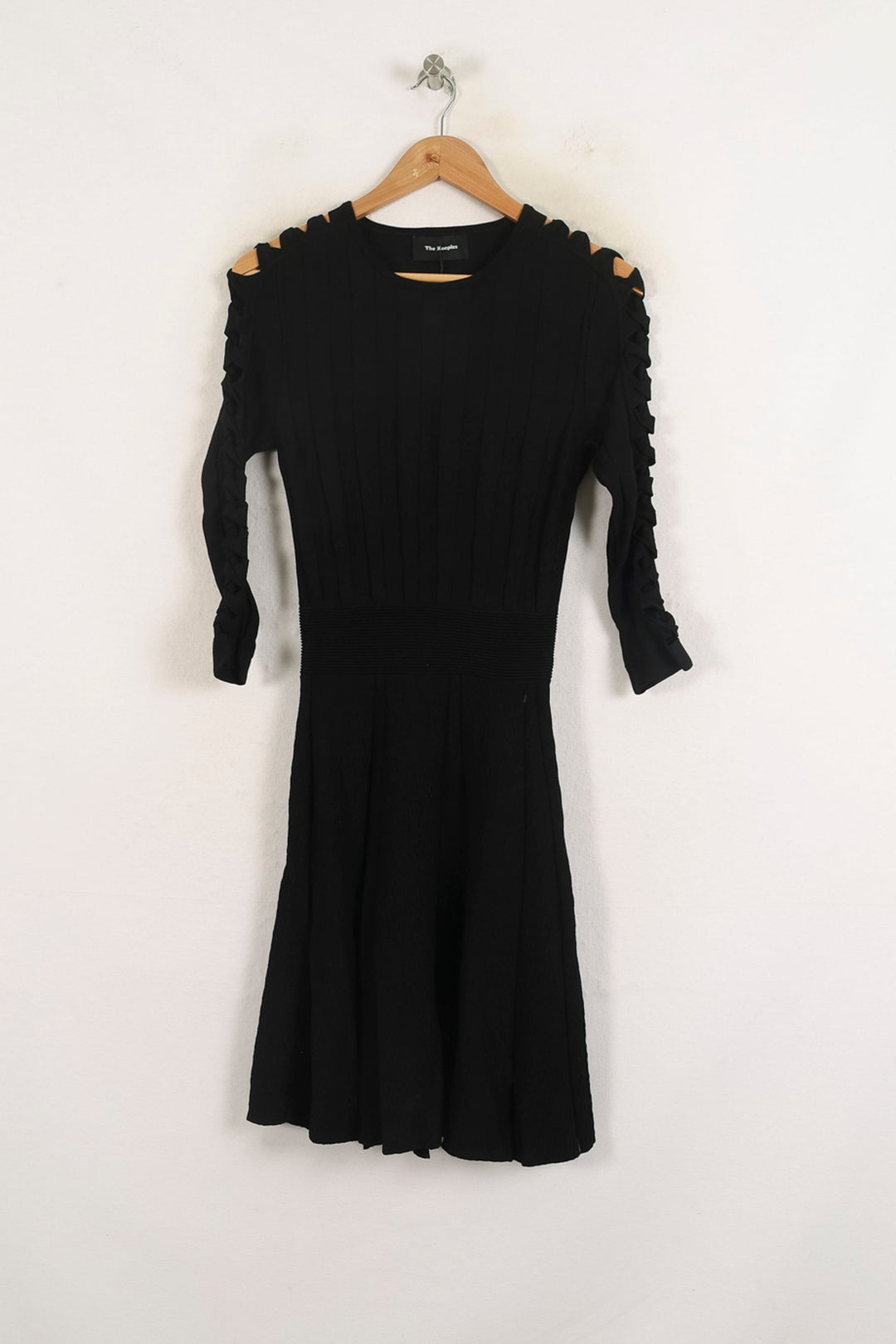 Robe Midi Noire - Taille M/38 de la marque The Kooples | PARAD33686 - Vendu par Paradigme - Image 2